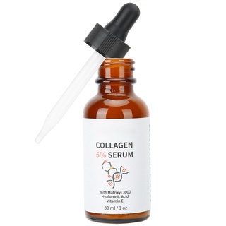 hidratante reafirmante colágeno anti-envejecimiento suero de la piel blanqueamiento nutritivo solución de reparación 30ml (8)