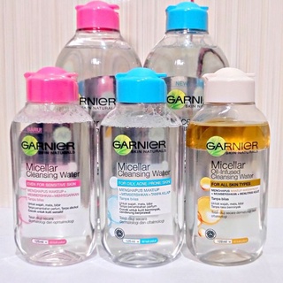 Garnier agua micelar 125 ml 400 ml/rosa/azul/aceite bifásico infundido/agua micelar GARNIER