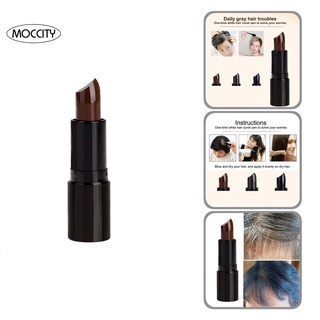[moccity] 3 colores lápiz de tinte para el cabello una vez tinte de cabello instantáneo palo de larga duración para adultos
