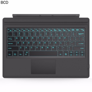 Cubierta tipo para Microsoft Surface Pro 7 Plus 2021/Pro 7/Pro 6/Pro 5 /Pro 4, Ultra-Slim teclado Bluetooth inalámbrico con Trackpad