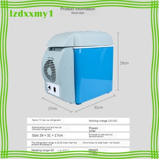 7. 5L Mini refrigerador de coche refrigerador congelador enfriador calentador para (6)