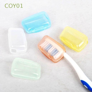 coy01 5pcs nuevo cepillo de dientes cubierta de camping protector de limpieza caso de cabeza portátil organizador de viaje hogar gorra titular