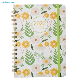 aobuqu Weekly Arrange Daily Agenda Planner A5 Daily Plan Premium Paper Portable Schedule Book No Ink Bleeding for School