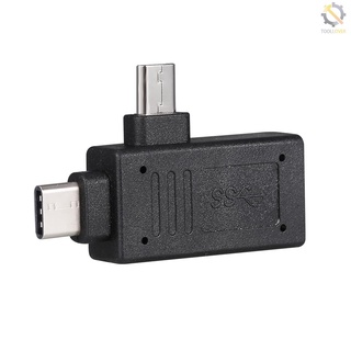 Otg adaptador tipo C Micro USB a USB Cable adaptador OTG conector Type-C Micro USB macho a USB hembra OTG adaptador (3)