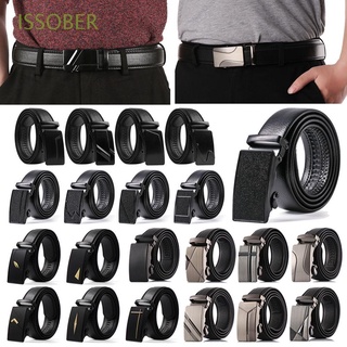 issober de lujo hebilla automática de los hombres de la moda de trinquete cintura cinturones de cuero correa cinturón de cintura de alta calidad