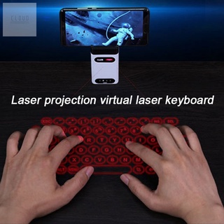 teclado de proyección láser inalámbrico compatible con bluetooth teclado virtual portátil para android ios smartphone tablets