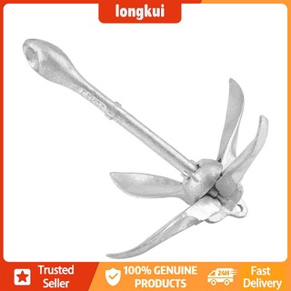 [longkui] 1,5 kg paraguas anclaje cubierta hardware barco 4 dientes plegable grapnel anclaje (1)