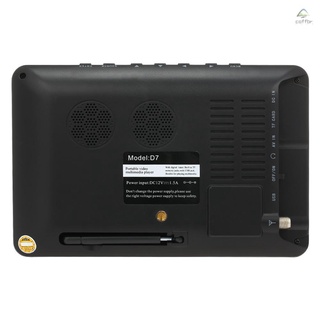 LEADSTAR Mini 7 Pulgadas ATSC Digital Analógico Televisión 800x600 Resolución Portátil Reproductor De Vídeo Soporte PVR USB TF Tarjeta 800m (6)