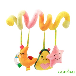 ♧Kh✲Cama de bebé cuna espiral relleno fruta incorporado sonda, mordedor viento campanillas juguete educativo para niños/niñas (3)