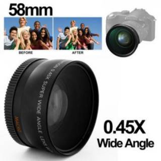 Lente súper gran angular con Macro 58 mm para lente de cámara DSLR Canon Nikon S-DAL-0001