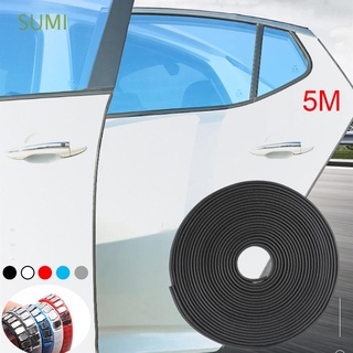 SUMI 5M Universal Edge Protector Guard Car Door Scratch Strip Trim U Shape Seal Rubber Boot/Multicolor