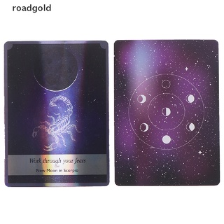Roadgold Moonology Oracle Tarot Cards English Deck Table Board Party Playing Games RGB