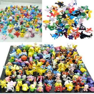 144 piezas pokemon mini figuras lote pikachu cake topper fiesta juguetes regalo (1)