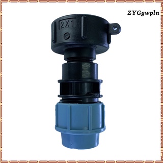 S60x6 IBC Tank Adapter Water Outlet Oil Fuel Brass Outlet Lawn Tank Connector Valve Parts Replacement Ton Barrel