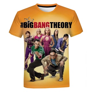 Boy Tv Series The Big Bang Theory Impreso Camiseta Harajuku Ropa
