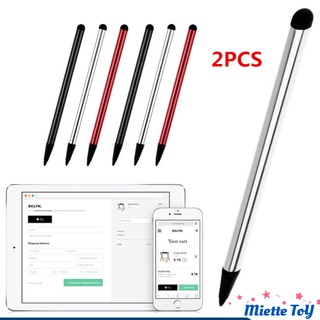 Mie 2 pzs lápiz capacitivo para pantalla táctil/lápiz capacitivo para iPhone/iPad/tableta Universal