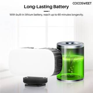 cocosweet Ulanzi VL15 RGB Mini lámpara de luz de relleno suave para grabación de vídeo/fotografía (2)