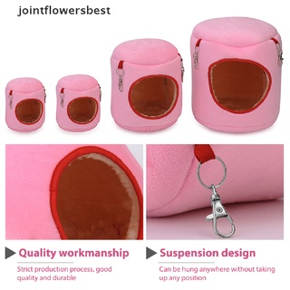 jointflowersbest Hamster Cage House Cylindrical Hanging Cute Hammock Cotton Bed For Small Pets ERD