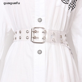 guaguafu transparente láser holográfico mujer cinturón punk pin hebilla cintura correa mx (3)