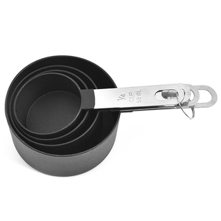 4 pzs cuchara medidora de acero inoxidable para hornear herramientas de cocina con escala (4)