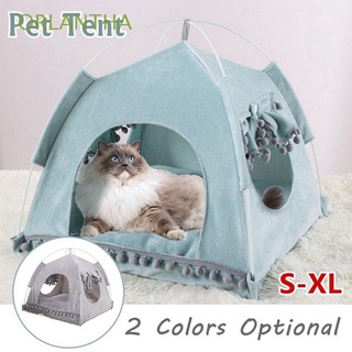 ORLANTHA Código S - XL Dormitorios para gatos Desmontable adj. Nido de mascotas Tienda de mascotas Para perros pequeños y medianos. Resbaladizo Jaula de perro Plegable. Verano Cama de mascotas Casa del gatito