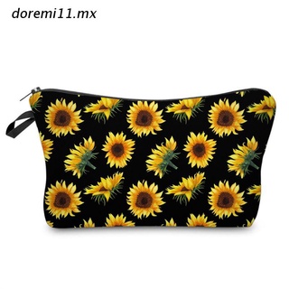 s.mx Women Portable Printed Travel Cosmetic Makeup Bag Toiletry Case Coin Purse Storage Pouch Organizer