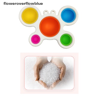 Floweroverflowblue Fidget Simple Dimple Toy Fat Brain Toys Stress Relief Hand Toys For Kids FFB
