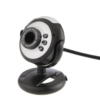 xiaanle USB Webcam HD 12.0MP 6 LED luz nocturna cámara Web micrófono incorporado para PC portátil