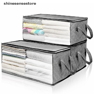 Bolsas de almacenamiento de edredón no tejidas cajas de almacenamiento de ropa con tapas bolsas de almacenamiento de armario {bigsale}