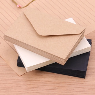 huike estacionario sobres de papel vintage invitación sobre regalo sobre en blanco estilo europeo mini invitación papel kraft para carta/multicolor (6)