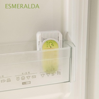 ESMERALDA Eco - friendly Aire fresco Congelador desodorante Removedor de olor Purificador Nevera El carbón de bambú Activado Home Caja de carbono