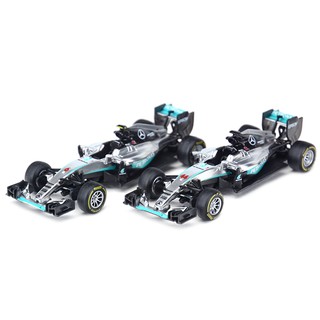 bburago 1:43 2016 mercedes benz team w07 #6 #44 f1 racing formula coche estático die-cast vehículos modelo de coche