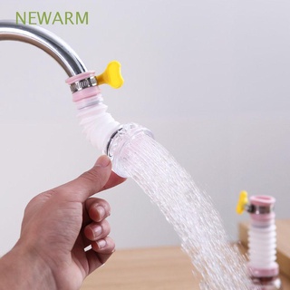 NEWARM Home Filtro de agua Outlet A prueba de salpicaduras Grifo de la cocina Flexible Ajustable Extensor Ducha Toque la cabeza/Multicolor