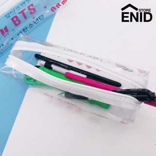 Enid Kpop BTS Blackpink - estuche transparente con cremallera, diseño de papelería (9)