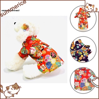[disponible en inventario] ropa de cachorro de moda para mascotas/perro cheongsam/ropa absorbente de sudor para mascotas
