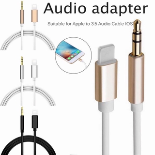 Lightning a 3,5 mm adaptador de Audio macho AUX Cable de auriculares convertidor de coche 1M para iPhone 11 Pro XR XS 7 8