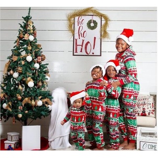 Rs-family - mono con capucha de navidad con estampado de dibujos animados, cierre elástico ropa festiva