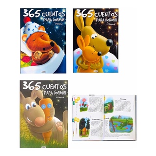 Set 3 Libros 365 Cuentos Para Dormir - Libros Infantiles