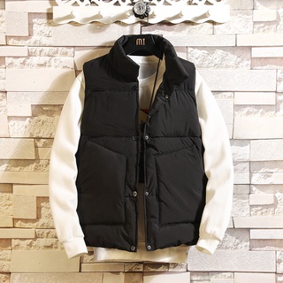Otoño e invierno, chaleco de algodón con plumón grueso japonés, chaleco holgado de talla grande más gruesa, chaleco grueso, chaqueta de moda