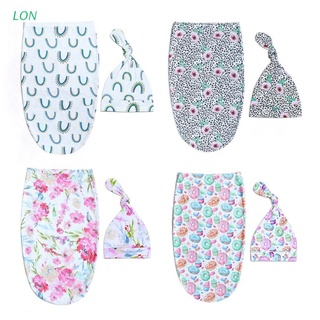 lon 2 pzas conjunto de pijama/manta+gorro para bebé/recién nacido unisex