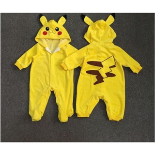 Pokemon Go Niño Pequeño Pikachu Traje Mono Peleles Pijama
