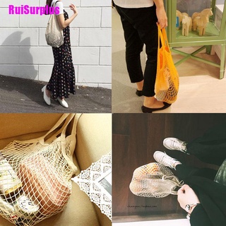 [RuiSurplus] bolsas reutilizables para comestibles, malla de algodón, cadena de red, bolsa de frutas y verduras (9)