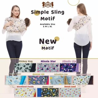 Petite Mimi Simple MOTIF Sling/ Petite Mimi porta bebé Simple Sling/GEOS