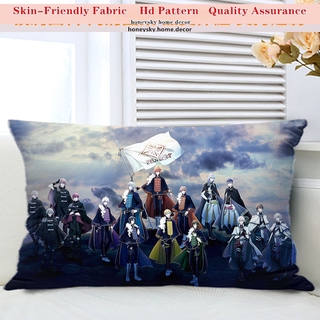 Idolish7 Idol Xingyuan Pillow Case Animation Two Dimensional Pillow Case Hand Game Cushion Cover Pillow Case Custom Birthday Gift Lunch Break Pillow Case Square Pillow Case Personalized Creative Gift (excluding Pillow Core)