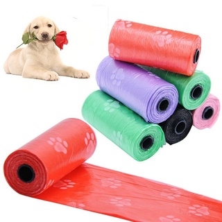20 Unids/Rollo Biodegradable Perro Poo Bolsa De Mascotas Gato Residuos De Caca Limpiar Recoger Basura / (2)