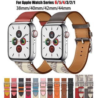 correa de cuero real para apple watch band 6 se 5 4 42mm 38mm 44mm 40mm correa para iwatch 6 5 4 pulsera