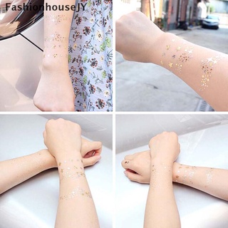fashionhousejy tatuaje temporal impermeable oro plata tatoo flor taty diseño tatuaje pegatina venta caliente