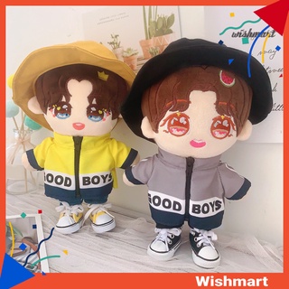[WM] Doll Leisure Clothes Fashionable No Pilling Stretchy Doll Fisherman Hat Clothes Doll Supplies