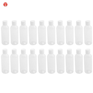 20 Piezas De 100 Ml Botellas De Champú De Plástico Para Contenedor De Viaje Para Cosméticos Loción