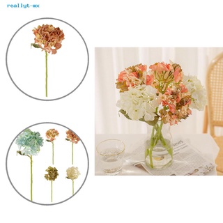 reallyt.mx flor artificial simulada portátil hortensias vívidas delicadas para boda